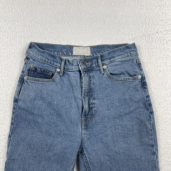 Everlane Jeans Womens 27 Blue Original Cheeky High Rise Straight Leg Casual Pant - Picture 6 of 16